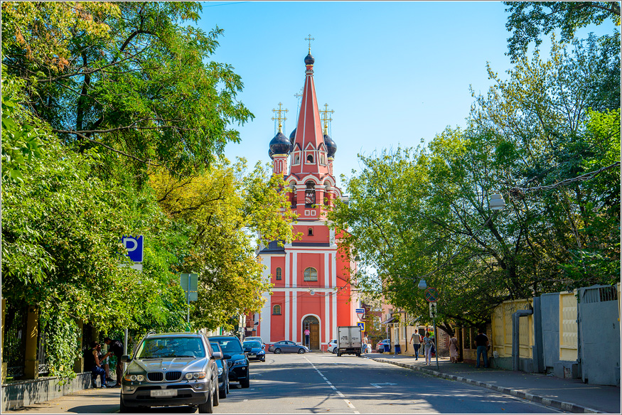 Церковь Николая Чудотворца на Болвановке. Москва. Фото.