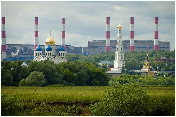 Москва-река. Николо-Угрешский монастырь