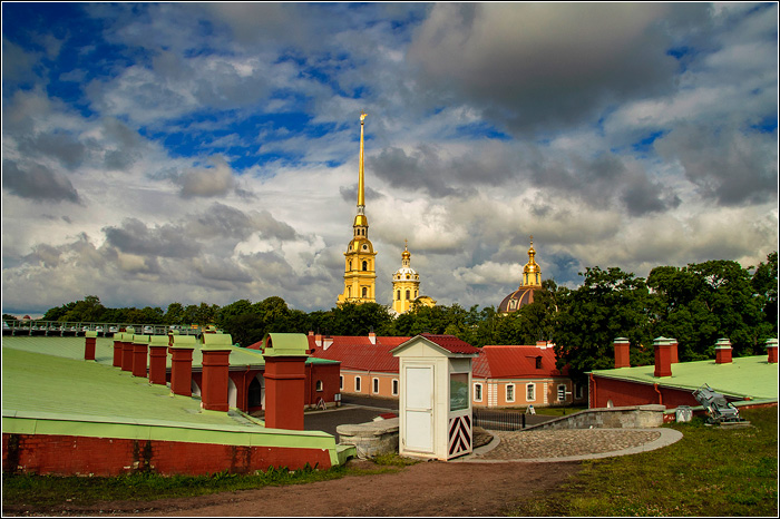 Петропавловская крепость в Санкт-Петербурге. Фото.